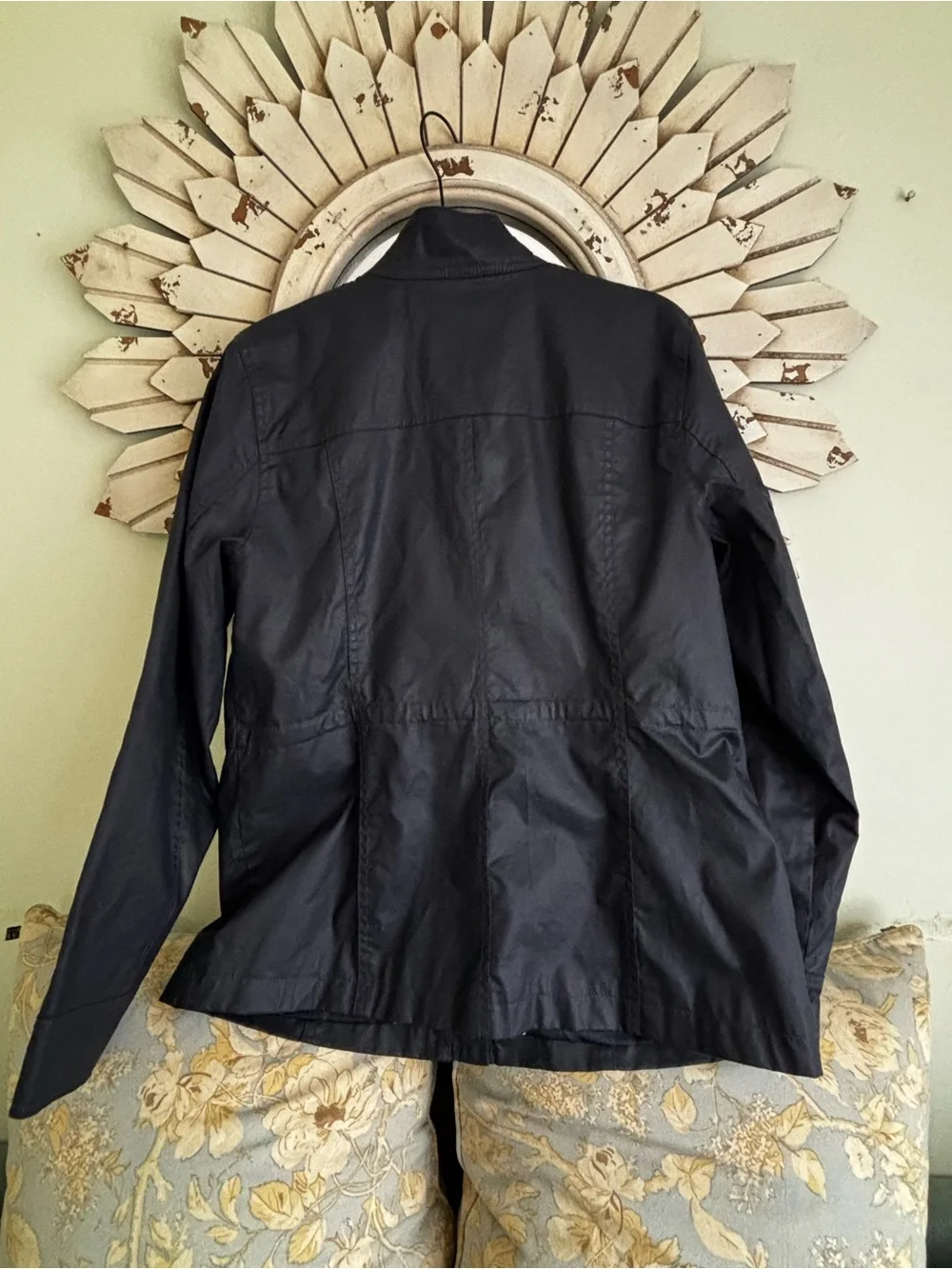 Tommy Hilfiger Navy Utility Field Jacket Gold Hardware Women’s Large